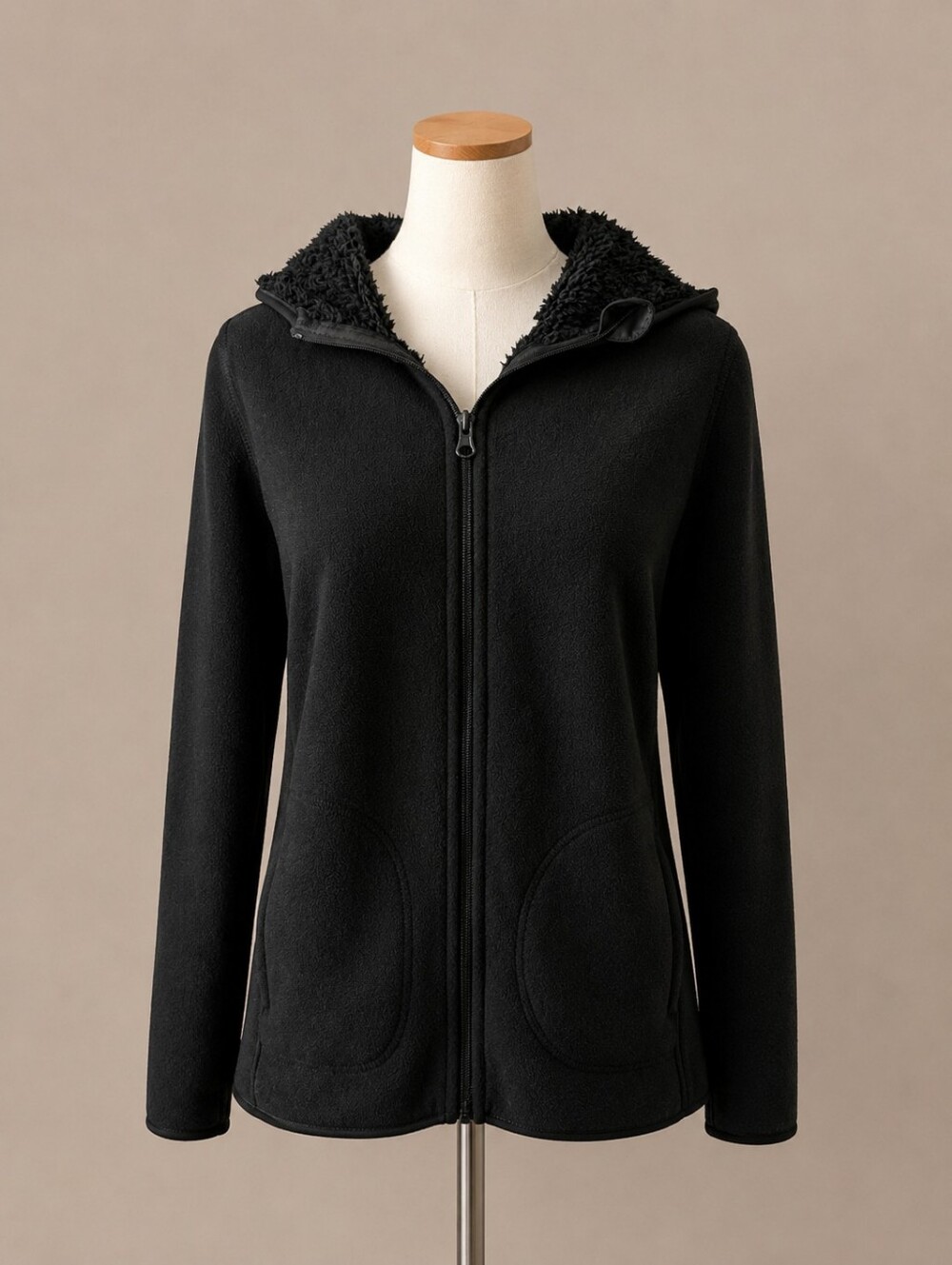 George Women’s Black Fleece Hoodie